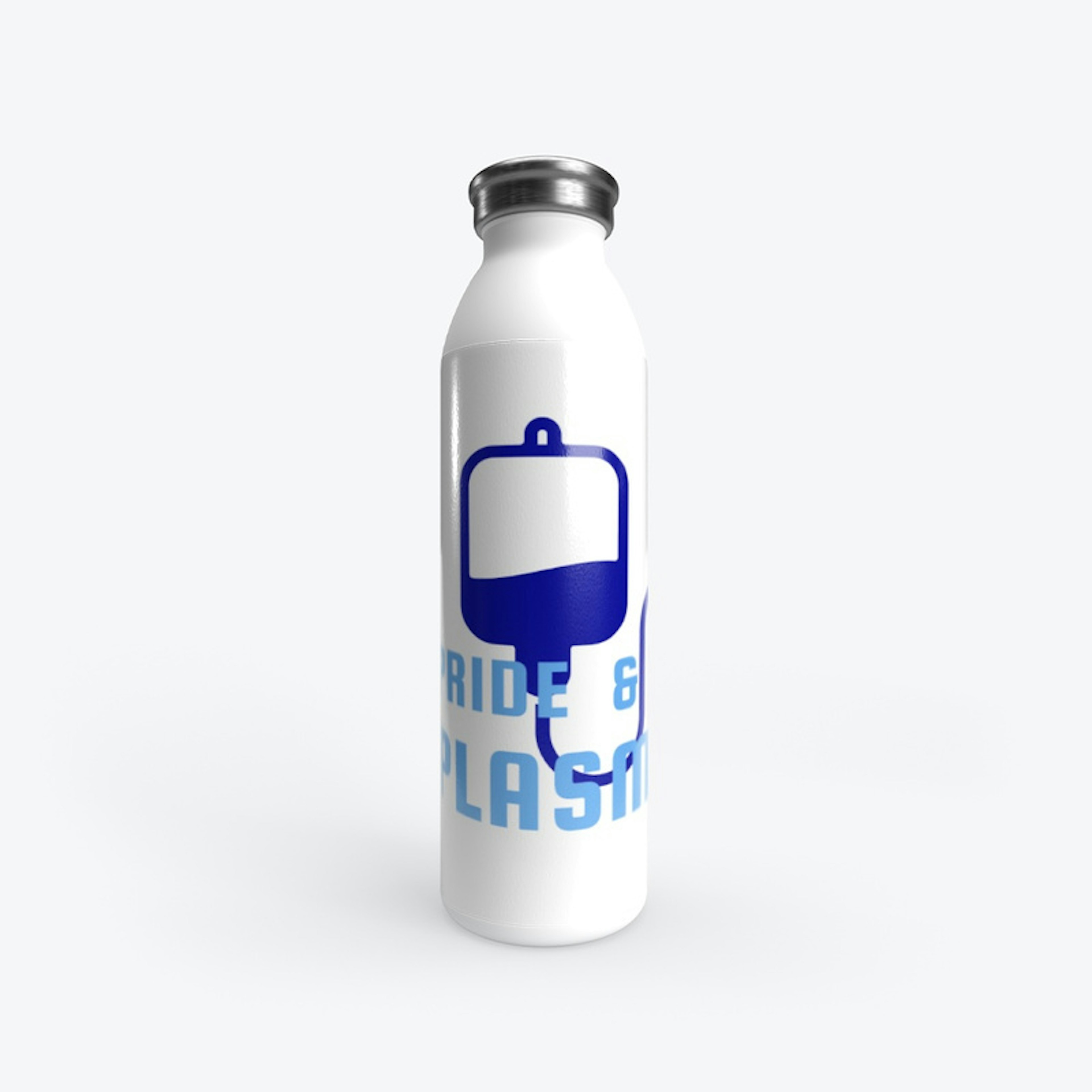 Blue Pride and Plasma Logo Drinkware