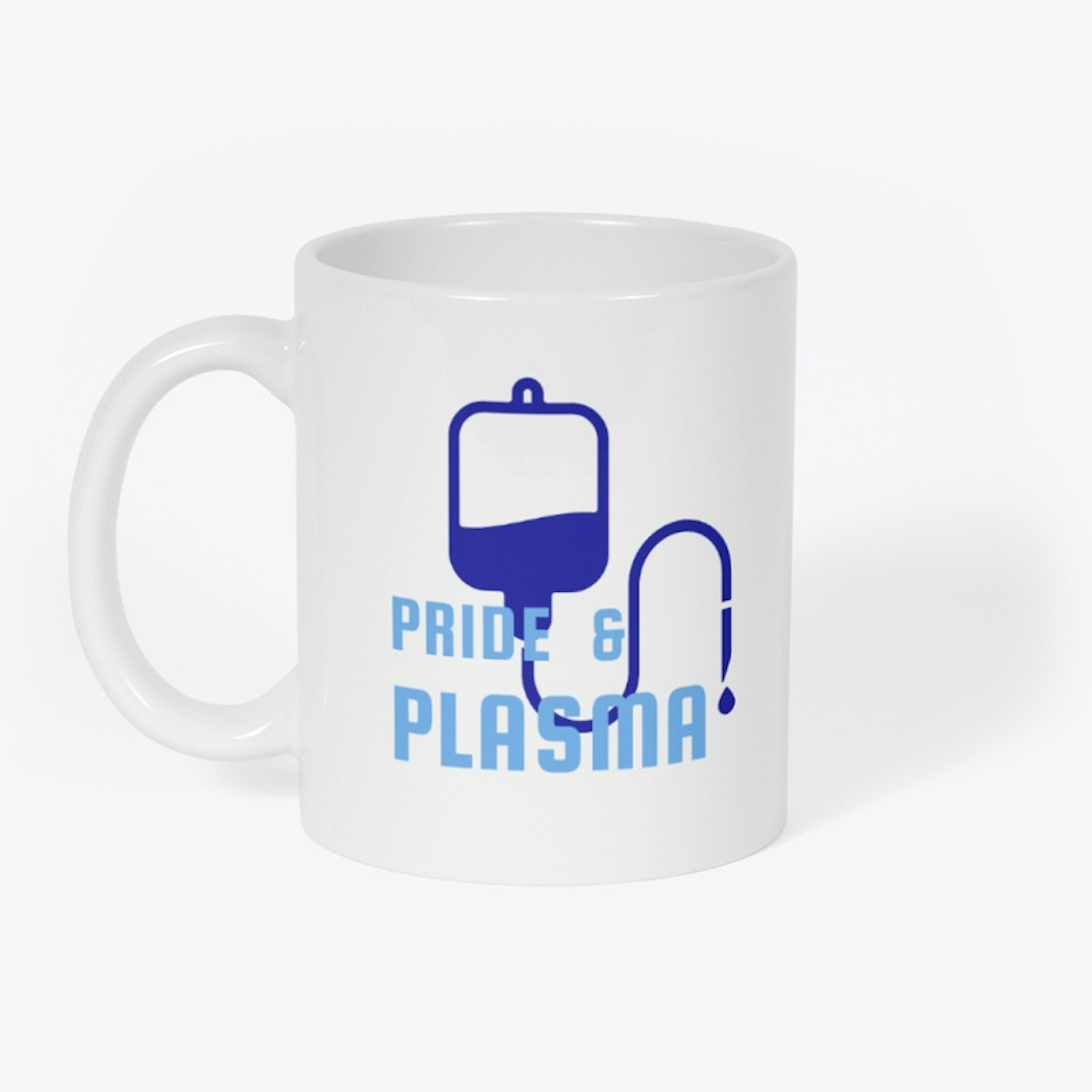 Blue Pride and Plasma Logo Drinkware